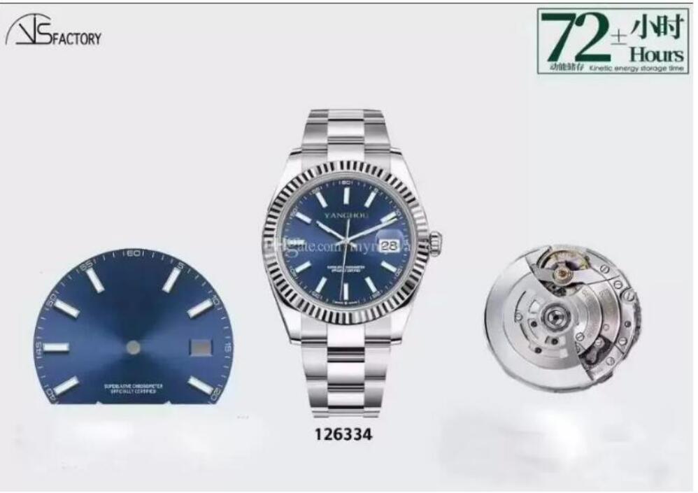 41mm Watch Mens Blue Gray Silver Automatic Cal3235 Eta Machine Movement Watches VS Factory 904L Steel Jubilee Bracelet Men 126334 Rhodium VSF wristwatch, Customize
41mm Watch Mens Blue Gray Silver Automatic Cal3235 Eta Machine Movement Watches VS Factory 904L Steel Jubilee Bracelet Men 126334 Rhodium VSF wristwatch, Customize