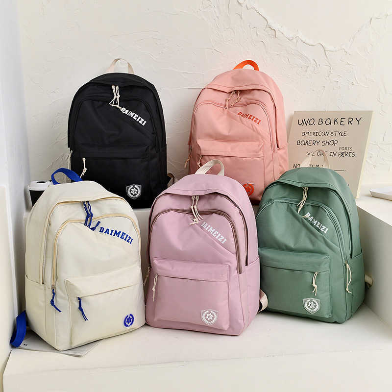 Backpack 2022 new backpack Korean version trend simple schoolbag Harajuku bag, Green
Backpack 2022 new backpack Korean version trend simple schoolbag Harajuku bag, Green