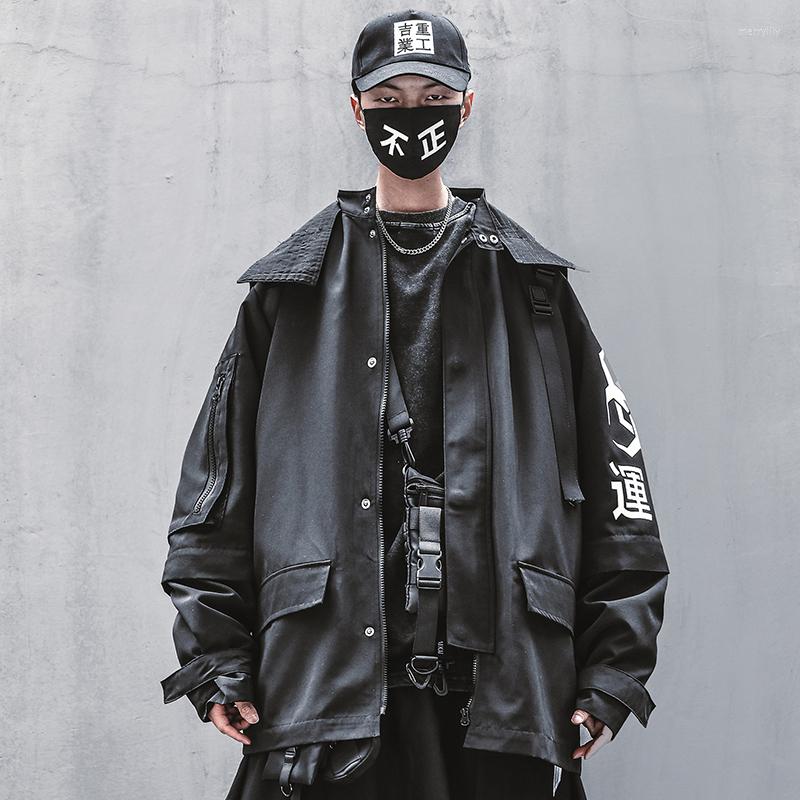 Men's Jackets Spring Streetwear Fashion Kanji Detachable Hooded Coat Zip Up Jacket Men, Black
Men's Jackets Spring Streetwear Fashion Kanji Detachable Hooded Coat Zip Up Jacket Men, Black