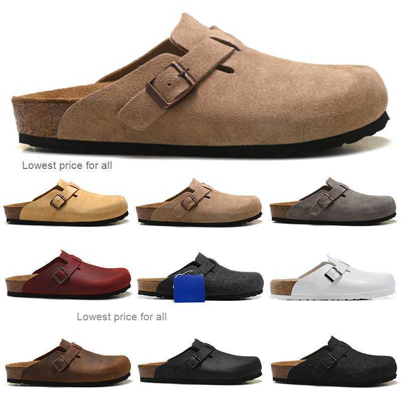 Boston clogs Sandals Designer new leather bag head pull cork slippers female male summer anti-skid lazy shoes lovers grey suede beach Scuffs
Boston clogs Sandals Designer new leather bag head pull cork slippers female male summer anti-skid lazy shoes lovers grey suede beach Scuffs