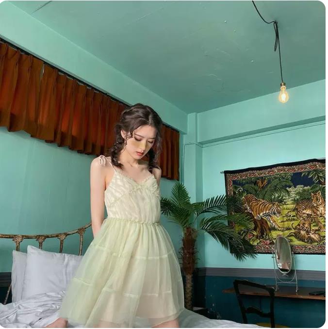 Summer Casual Dresses Sweet Lolita Princess Dress Women Korean Elegant Square Collar Puff Sleeve Mini Dresses Female Chic Gauze Party, Green
Summer Casual Dresses Sweet Lolita Princess Dress Women Korean Elegant Square Collar Puff Sleeve Mini Dresses Female Chic Gauze Party, Green