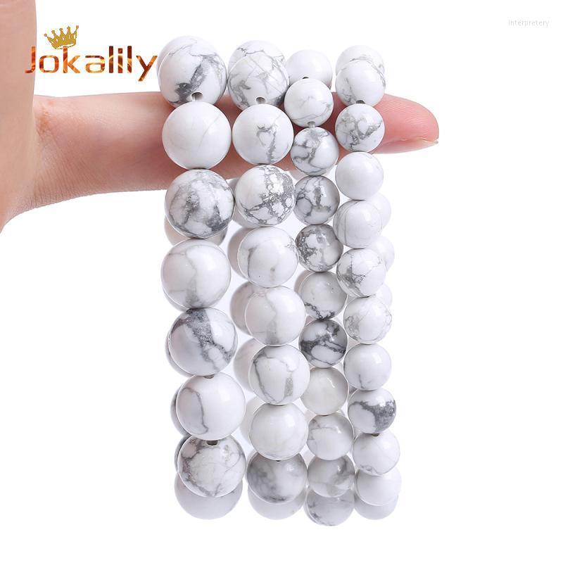 Strand Beaded Strands Natural White Howlite Turquoises Stone Beads Bracelets Yoga For Jewelry Making Men Women Elastic Rope Needlework
Strand Beaded Strands Natural White Howlite Turquoises Stone Beads Bracelets Yoga For Jewelry Making Men Women Elastic Rope Needlework