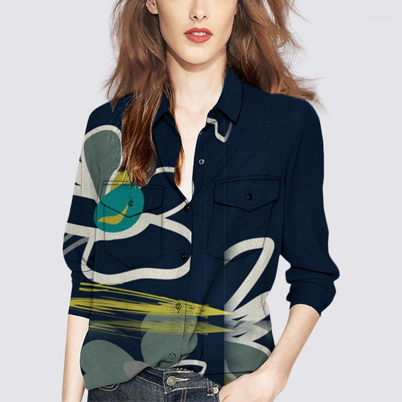 Women' Blouses Design Print Blouse Shirt Female 2023 Long Sleeve Loose Casual Niche Ptrinted Turn Down Collar Top Tide, Black
Women' Blouses Design Print Blouse Shirt Female 2023 Long Sleeve Loose Casual Niche Ptrinted Turn Down Collar Top Tide, Black