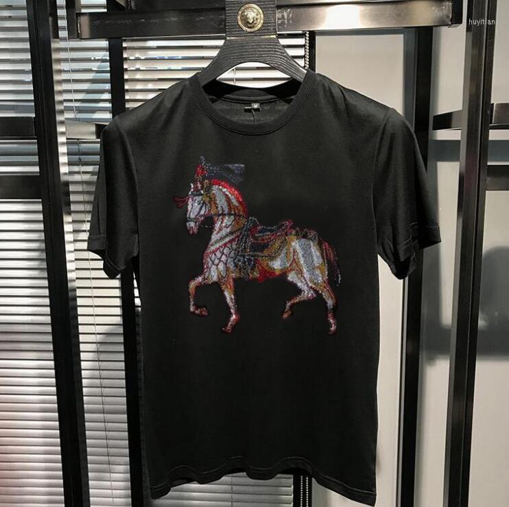 Men's T Shirts Drill Men's T-shirt Top Fashion Short Sleeve Tops Men Anime Tshirt Loose Casual Tee Hip Hop Man And Women, As picture shown
Men's T Shirts Drill Men's T-shirt Top Fashion Short Sleeve Tops Men Anime Tshirt Loose Casual Tee Hip Hop Man And Women, As picture shown