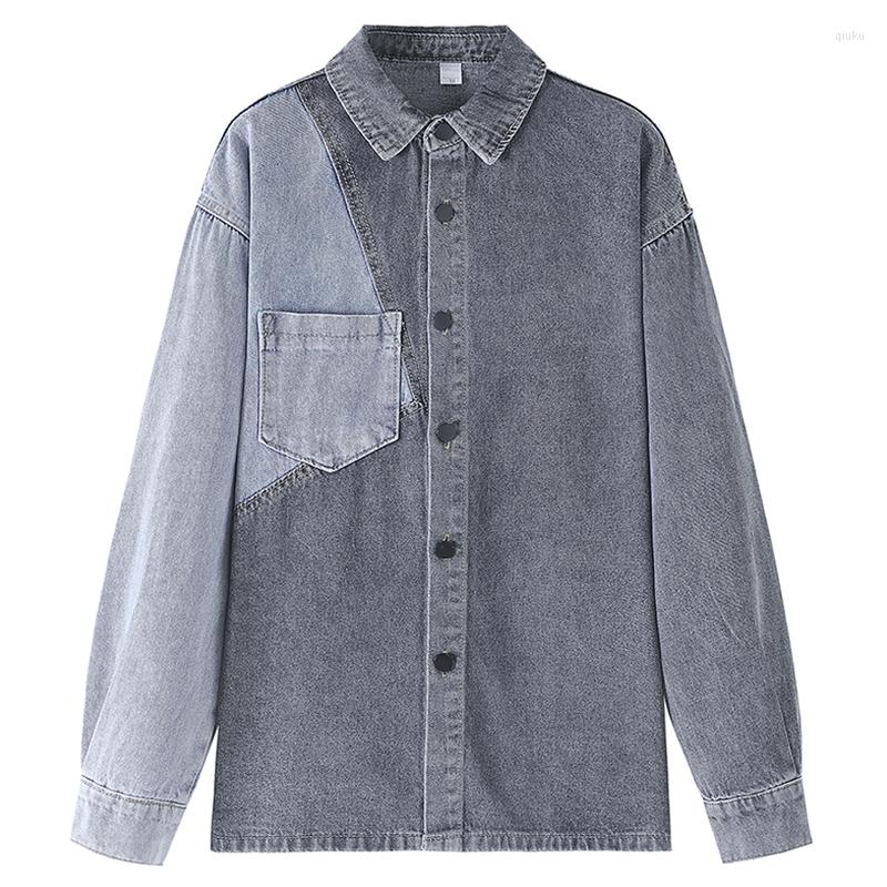 Women' Jackets Japanese Fashion Girls Denim Jacket Grey Blue Contrast Color Long Sleeves Vintage Washed Spring Summer Cotton, Dark grey
Women' Jackets Japanese Fashion Girls Denim Jacket Grey Blue Contrast Color Long Sleeves Vintage Washed Spring Summer Cotton, Dark grey