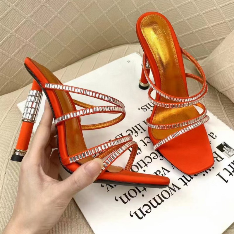 Alevi Milano high-heeled Sandals shoes crystal-spool designers party Dress shoe Metal Cylindrical Heel Buckle Luxury Sexy Fashion 11CM Women's High Heels, As pic
Alevi Milano high-heeled Sandals shoes crystal-spool designers party Dress shoe Metal Cylindrical Heel Buckle Luxury Sexy Fashion 11CM Women's High Heels, As pic