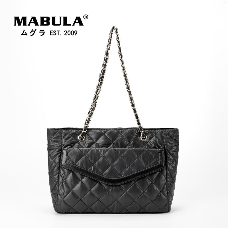 Evening Bags MABULA Quilted Nylon Women Shoulder Fashion Padded Handbags Large Capacity Casual Totes Plaited Chain Crossbody Bag
Evening Bags MABULA Quilted Nylon Women Shoulder Fashion Padded Handbags Large Capacity Casual Totes Plaited Chain Crossbody Bag