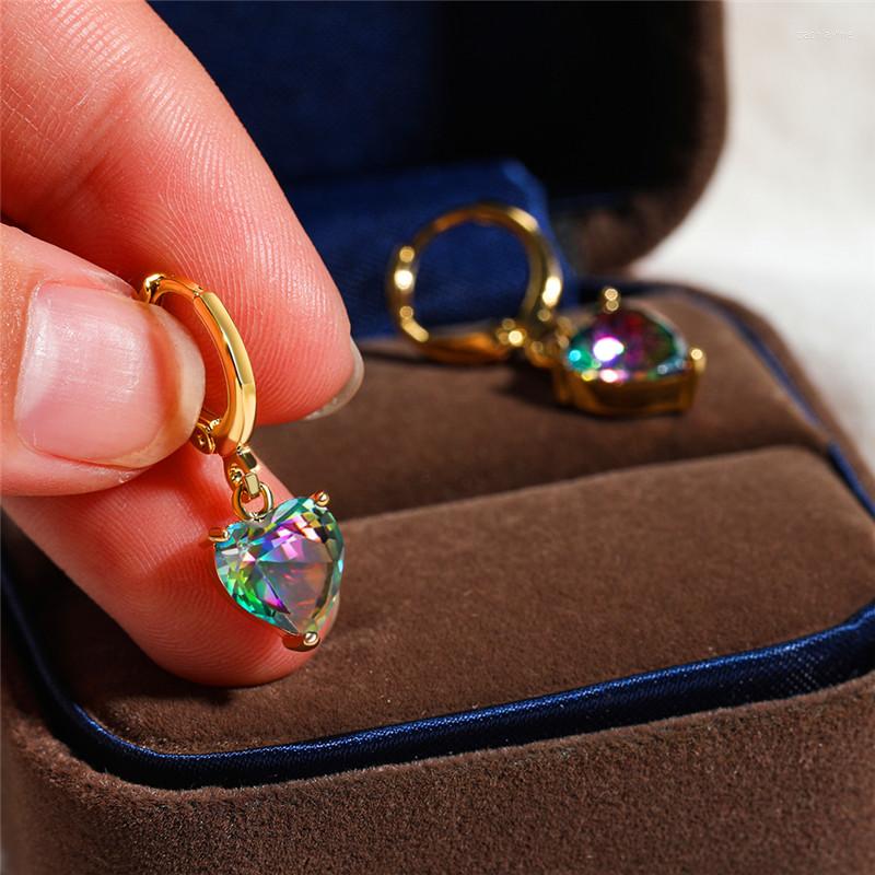 Hoop Earrings Female Luxury Love Heart Multicolor Rose Gold Silver Color Wedding Earring Cute Rainbow Crystal For Women
Hoop Earrings Female Luxury Love Heart Multicolor Rose Gold Silver Color Wedding Earring Cute Rainbow Crystal For Women