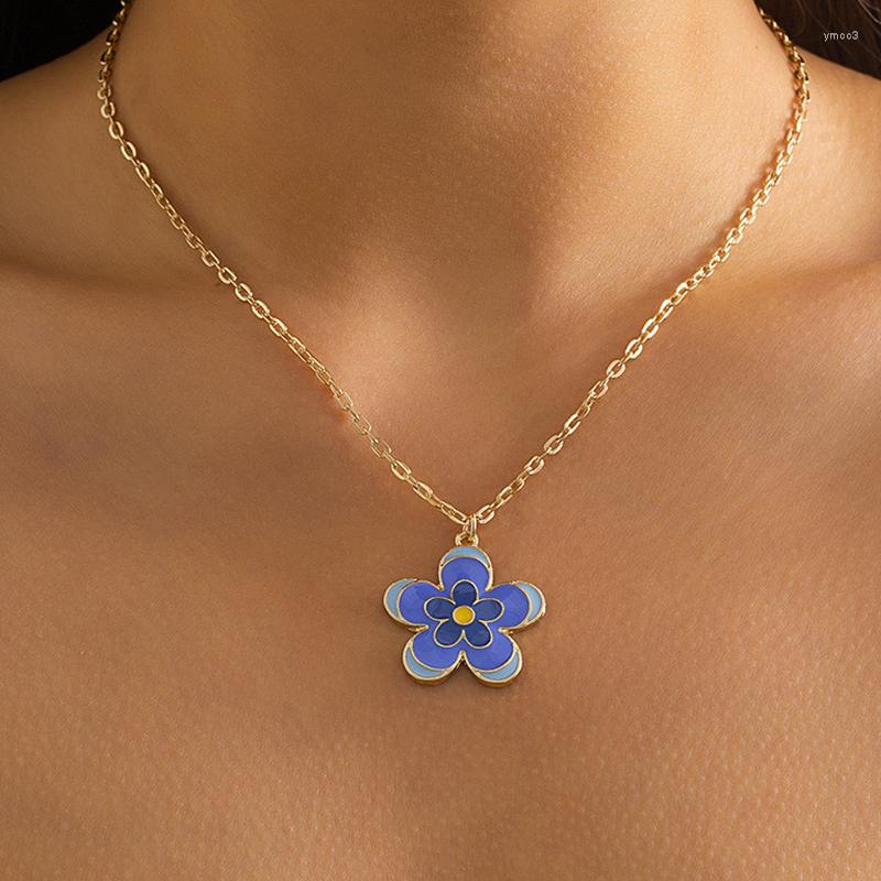 Pendant Necklaces Y2K Jewelry Metal Colorful Flower Necklace For Women Fashion Vintage Harajuku Charm 90s Aesthetic Gifts
Pendant Necklaces Y2K Jewelry Metal Colorful Flower Necklace For Women Fashion Vintage Harajuku Charm 90s Aesthetic Gifts