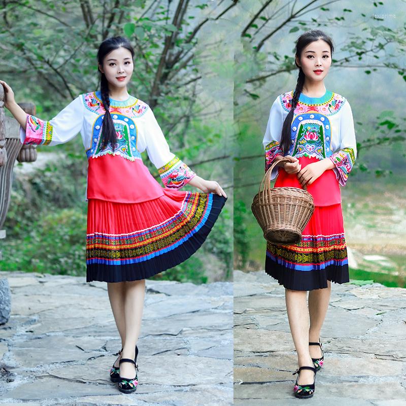 Stage Wear Hmong Clothes Spring Summer Ethnic Minority Clothing Embroidery Rose Red Short Skirt Pography Po Workwear Miao, Sets
Stage Wear Hmong Clothes Spring Summer Ethnic Minority Clothing Embroidery Rose Red Short Skirt Pography Po Workwear Miao, Sets