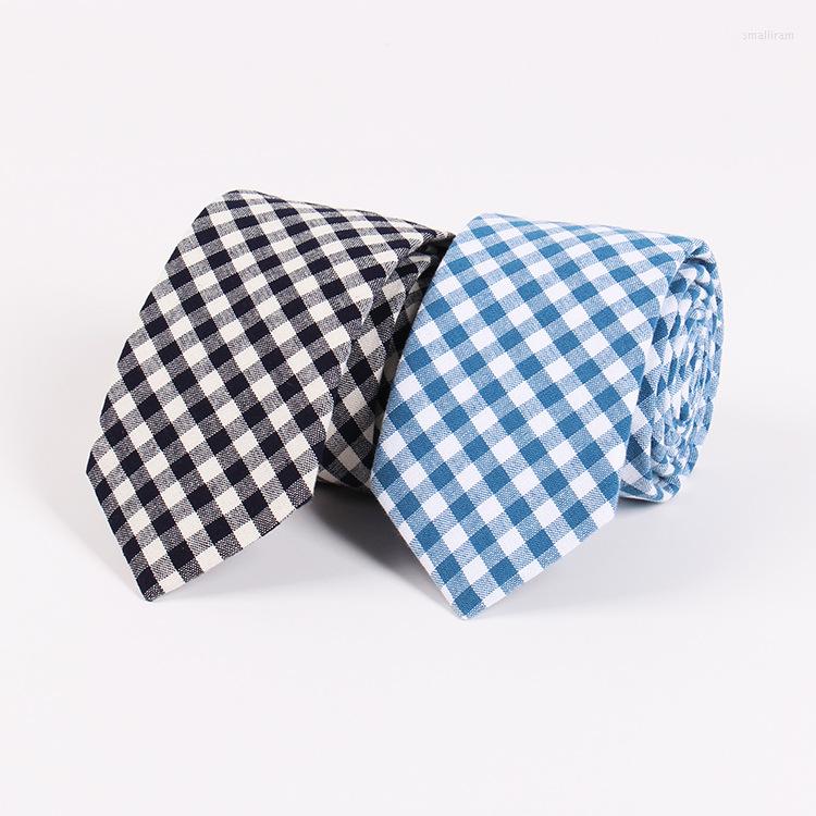 Bow Ties Casual Plaid Narrow Version Of 6.5CM Cotton Tie 
Bow Ties Casual Plaid Narrow Version Of 6.5CM Cotton Tie