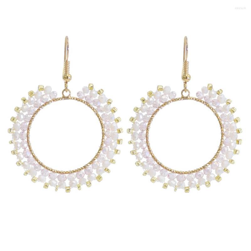 Dangle Earrings Fashion Wild Trend European And American Round Temperament Crystal Beads Ring
Dangle Earrings Fashion Wild Trend European And American Round Temperament Crystal Beads Ring