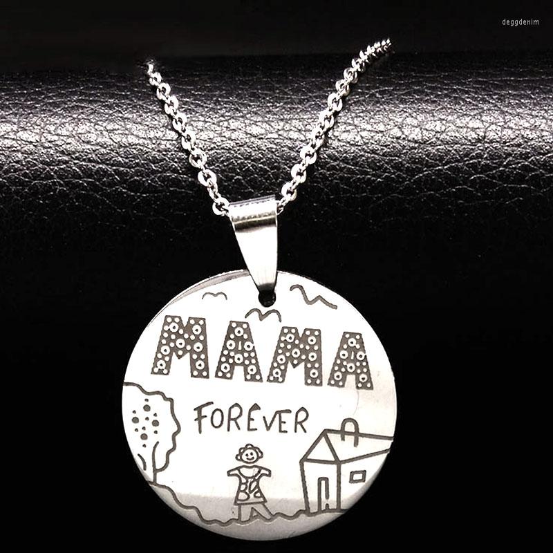 Pendant Necklaces Family Stainless Steel Mama Forever Boy Girl Pendants Necklace Jewelry Women Kids Member Mother's Day Gift N2407
Pendant Necklaces Family Stainless Steel Mama Forever Boy Girl Pendants Necklace Jewelry Women Kids Member Mother's Day Gift N2407