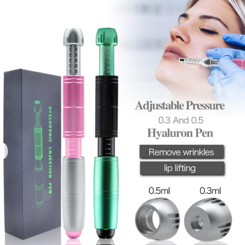 3 Level Adjust Pressure Gun Hyaluron Pen with two Heads for Anti Wrinkle Lip Pumps Neele Free Meso Ampoule Noozle158
3 Level Adjust Pressure Gun Hyaluron Pen with two Heads for Anti Wrinkle Lip Pumps Neele Free Meso Ampoule Noozle158