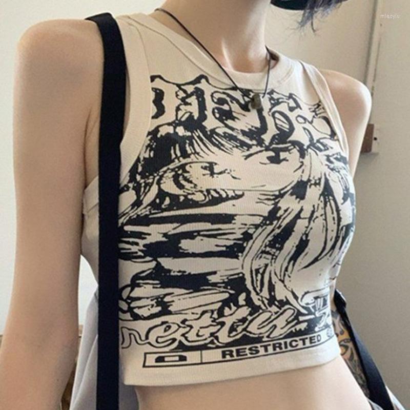Women' Tanks Retro Cartoon Shape Slim Midriff Women' Summer Casual Sleeveless Cotton Blouse Chic Streetwear Y2k Top, Kaqi
Women' Tanks Retro Cartoon Shape Slim Midriff Women' Summer Casual Sleeveless Cotton Blouse Chic Streetwear Y2k Top, Kaqi