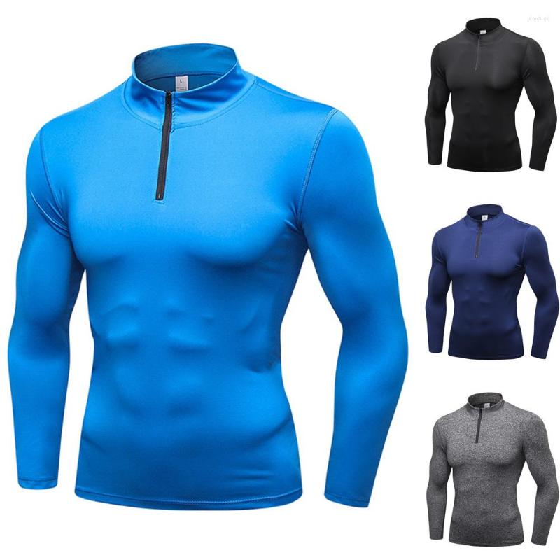 Men' T Shirts Men' Elastic Sports Long Sleeve T-Shirts Half Zipper Stand Collar Fitness Tops SPSYL0108, Black
Men' T Shirts Men' Elastic Sports Long Sleeve T-Shirts Half Zipper Stand Collar Fitness Tops SPSYL0108, Black