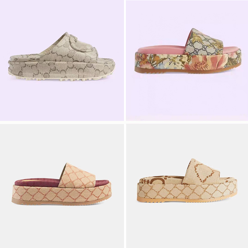 Fashion Gg Mens Womens Floral brocade Slippers Slide Designer Luxury Flat High Heels Flip Flops Embroidered Platform Rubber 10A Sandal Leather Casual Shoe 34-44, Colour6 
Fashion Gg Mens Womens Floral brocade Slippers Slide Designer Luxury Flat High Heels Flip Flops Embroidered Platform Rubber 10A Sandal Leather Casual Shoe 34-44, Colour6