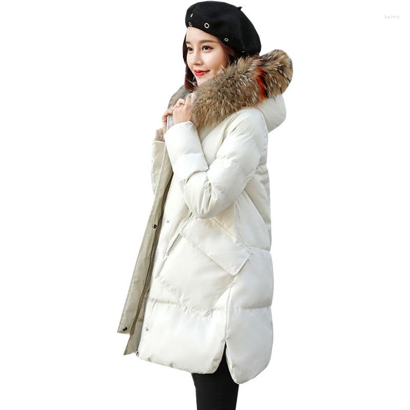 Women's Trench Coats UHYTGF Winter Jacket Women Parka Fashion Fur Hooded Coat Thicken Warm Down Cotton Female Park Loose Size 581, Beige
Women's Trench Coats UHYTGF Winter Jacket Women Parka Fashion Fur Hooded Coat Thicken Warm Down Cotton Female Park Loose Size 581, Beige