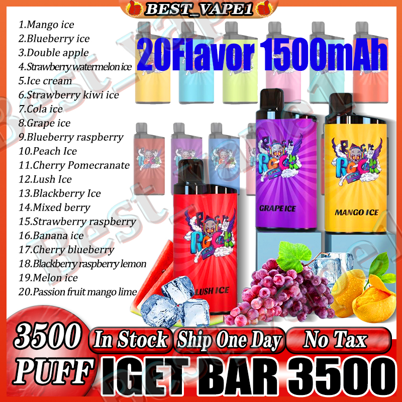 Original Iget Bar Puffs 3500 E-cigarettes Disposable Igets E Cigarette Pod Device Puff 3500 Box Design 12ml Prefilled 1500mAh Vape Pen Stick VS King Australia Free
Original Iget Bar Puffs 3500 E-cigarettes Disposable Igets E Cigarette Pod Device Puff 3500 Box Design 12ml Prefilled 1500mAh Vape Pen Stick VS King Australia Free