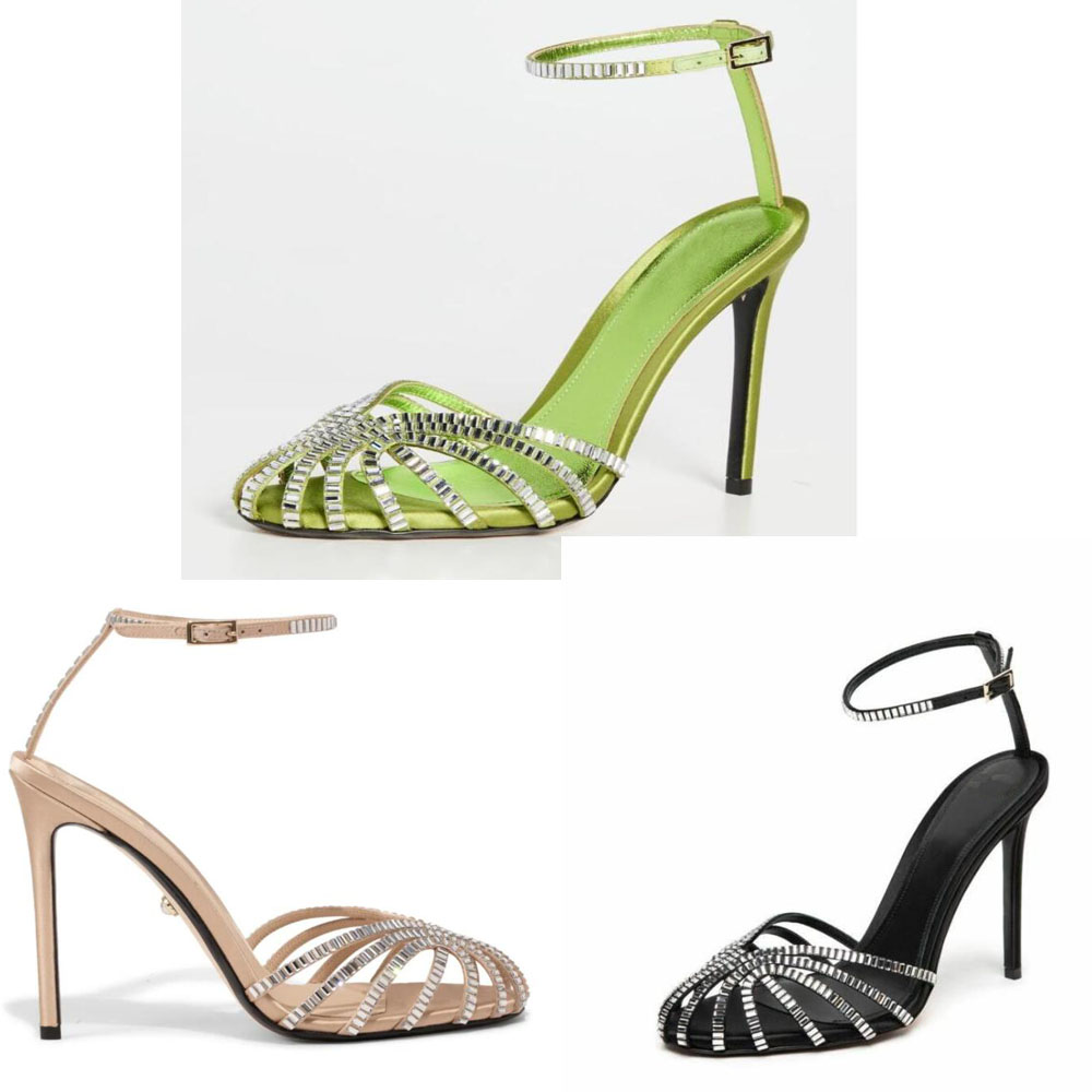 Fashion Alevi Milano Penelope sandals leather narrow band inlaid crystal summer women's wedding dress luxury party high heels
Fashion Alevi Milano Penelope sandals leather narrow band inlaid crystal summer women's wedding dress luxury party high heels