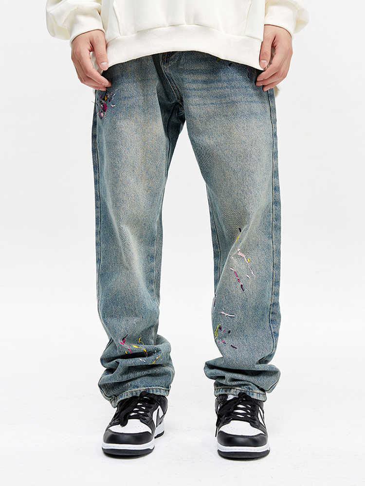 Men's Jeans European and American Men's Y2K Elastic Jeans Comfortable Embroidered Blue Jeans Trendy Casual Pants Brand Clothing Men Pants Z0225
Men's Jeans European and American Men's Y2K Elastic Jeans Comfortable Embroidered Blue Jeans Trendy Casual Pants Brand Clothing Men Pants Z0225