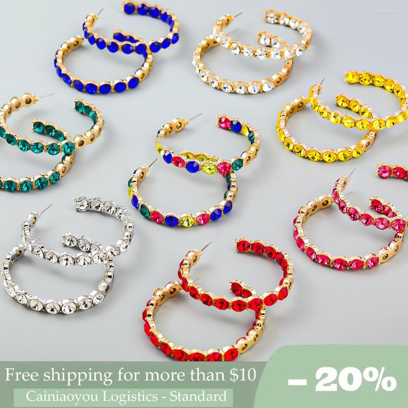 Hoop Earrings Metal Round Rhinestone Geometric Women's Elegant Charm Ring Banquet Jewelry Accessories
Hoop Earrings Metal Round Rhinestone Geometric Women's Elegant Charm Ring Banquet Jewelry Accessories