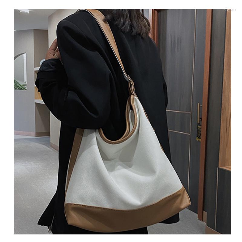 Evening Bags PU Patchwork Tote Handbags Large Capacity Casual Women Shoulder Bag Canvas Female Crossbody Color Contrast Shopping Totes, Black
Evening Bags PU Patchwork Tote Handbags Large Capacity Casual Women Shoulder Bag Canvas Female Crossbody Color Contrast Shopping Totes, Black