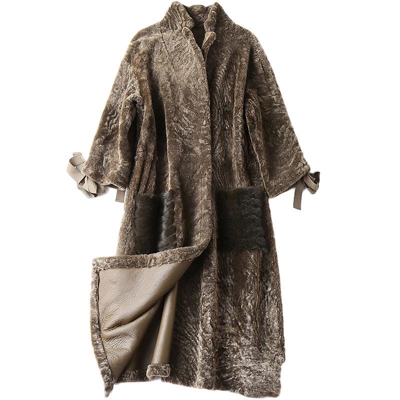 Women's Fur & Faux Real Coat Female Double-faced Coats 2023 Winter Jacket Women Sheep Shearling Jackets Natural Mink Pocket WYQ2038, Army green
Women's Fur & Faux Real Coat Female Double-faced Coats 2023 Winter Jacket Women Sheep Shearling Jackets Natural Mink Pocket WYQ2038, Army green
