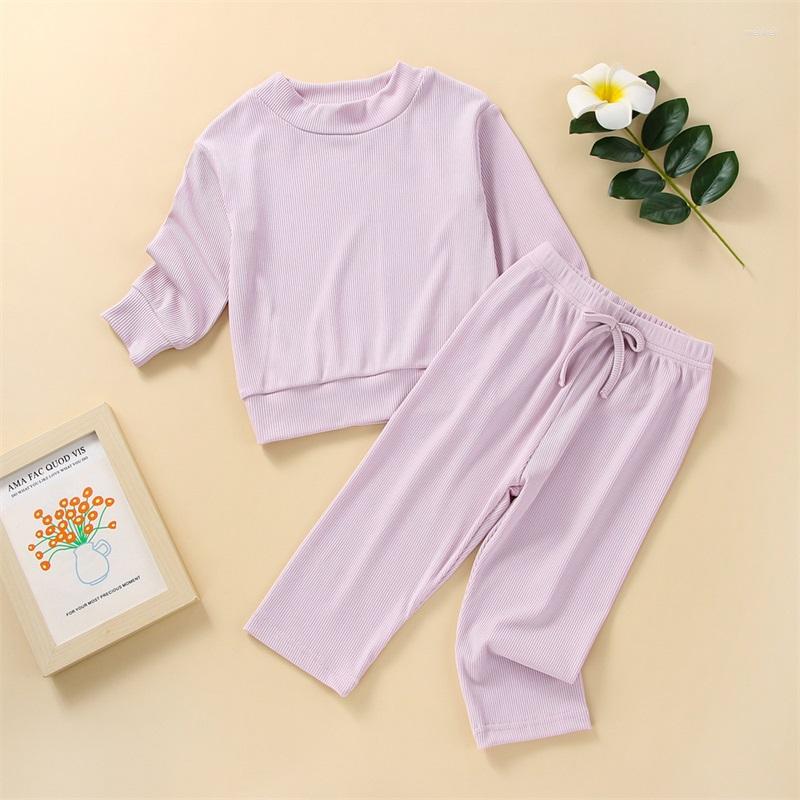 Clothing Sets Toddler Kids Unisex Casual Suit Solid Color Long Sleeve Round Neck Tops Elastic Waist Pants 6Months -4Years, Brown
Clothing Sets Toddler Kids Unisex Casual Suit Solid Color Long Sleeve Round Neck Tops Elastic Waist Pants 6Months -4Years, Brown