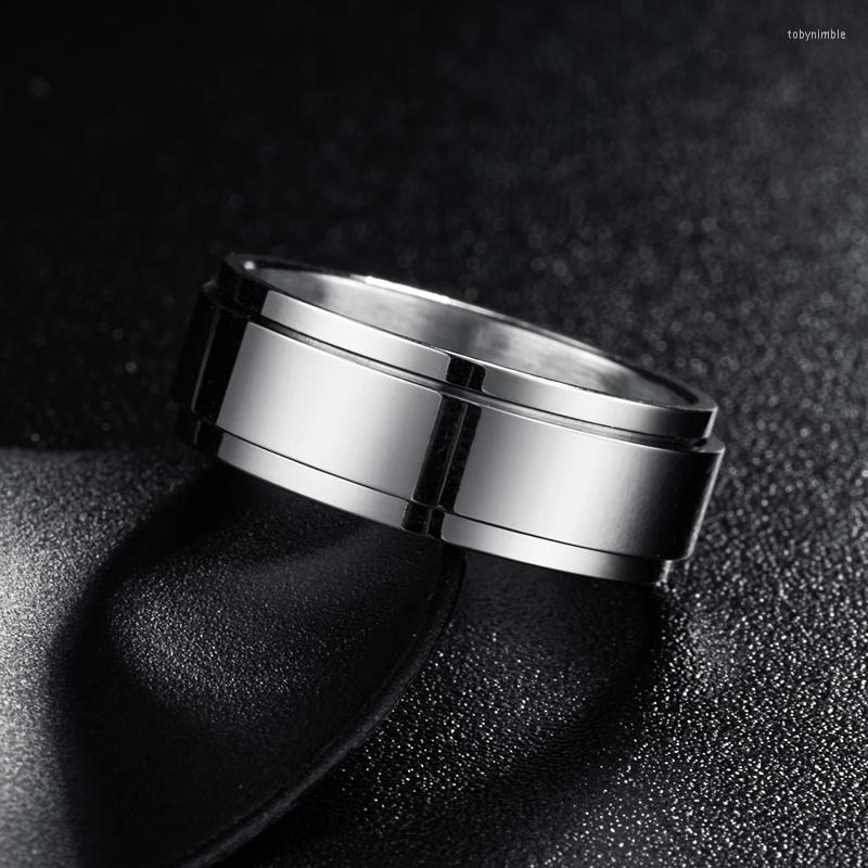 Wedding Rings Personalized Spinner Ring For Men Women Stainless Steel Rotatable Band Custom Name Date Initial Male Tail Jewelry
Wedding Rings Personalized Spinner Ring For Men Women Stainless Steel Rotatable Band Custom Name Date Initial Male Tail Jewelry