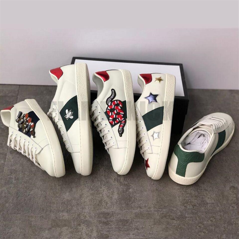 Fashion white Leather women Casual Shoes Mens sneakers Genuine embroidery Classic trainers python Embroidered309N, Box
Fashion white Leather women Casual Shoes Mens sneakers Genuine embroidery Classic trainers python Embroidered309N, Box