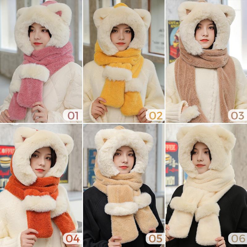 Beanies Beanie/Skull Caps Lady Cold-proof Gloves Scarf One-piece Hat Faux Fur Hooded Winter Cycling Windproof Bib Cover Ear Protection Face
Beanies Beanie/Skull Caps Lady Cold-proof Gloves Scarf One-piece Hat Faux Fur Hooded Winter Cycling Windproof Bib Cover Ear Protection Face