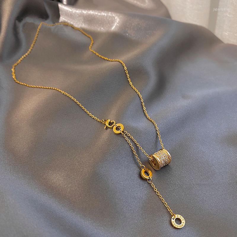 Pendant Necklaces 2023 Luxury Titanium Steel Color Fast Necklace Design Feeling Roman Digital Neck Chain Sexy Girl Jewelry
Pendant Necklaces 2023 Luxury Titanium Steel Color Fast Necklace Design Feeling Roman Digital Neck Chain Sexy Girl Jewelry