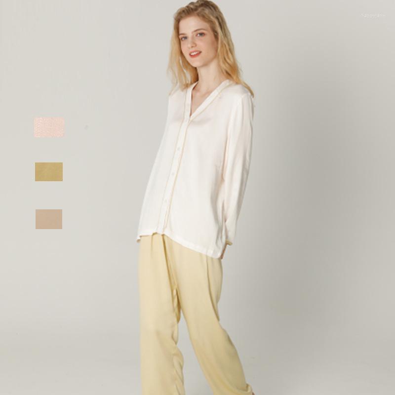 Women' Sleepwear 2023 Spring Summer Pajamas Set Women V-neck Cardigan Homewear High Quality Full Sleeve Night Sleeping Pants Sets Two-piece, Khaki
Women' Sleepwear 2023 Spring Summer Pajamas Set Women V-neck Cardigan Homewear High Quality Full Sleeve Night Sleeping Pants Sets Two-piece, Khaki