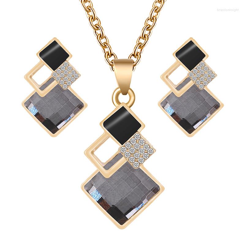 Necklace Earrings Set Luxury Geometric Square Crystal Bridal For Women Bride Fashion, Picture shown
Necklace Earrings Set Luxury Geometric Square Crystal Bridal For Women Bride Fashion, Picture shown