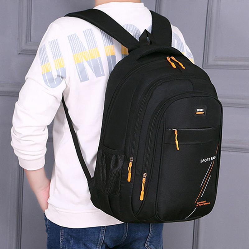 Backpack Arrival Fashion Sports Unisex Student School Bag Large Capacity Travel Outdoor Waterproof Backpacks, Black
Backpack Arrival Fashion Sports Unisex Student School Bag Large Capacity Travel Outdoor Waterproof Backpacks, Black