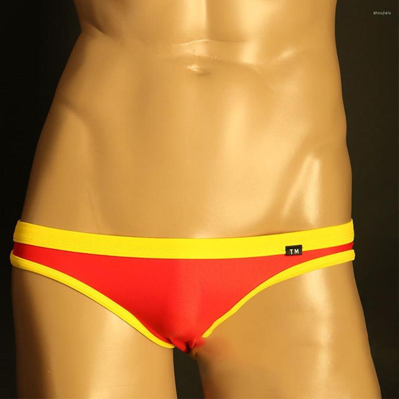 Underpants Ice Silk Convex Pouch Briefs Mens Low-rise Sexy Underwear Breathable Stretch Colorblock Panties Calzoncillos Hombre, Red
Underpants Ice Silk Convex Pouch Briefs Mens Low-rise Sexy Underwear Breathable Stretch Colorblock Panties Calzoncillos Hombre, Red