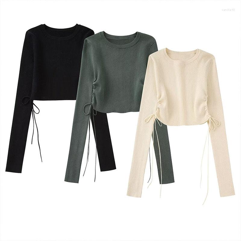Women' Sweaters ZATRHMBM 2023 Spring Fashion Side Slit Cropped Knit Sweater Vintage Long Sleeves Drawstring Female Pullover Chic Tops, Black
Women' Sweaters ZATRHMBM 2023 Spring Fashion Side Slit Cropped Knit Sweater Vintage Long Sleeves Drawstring Female Pullover Chic Tops, Black