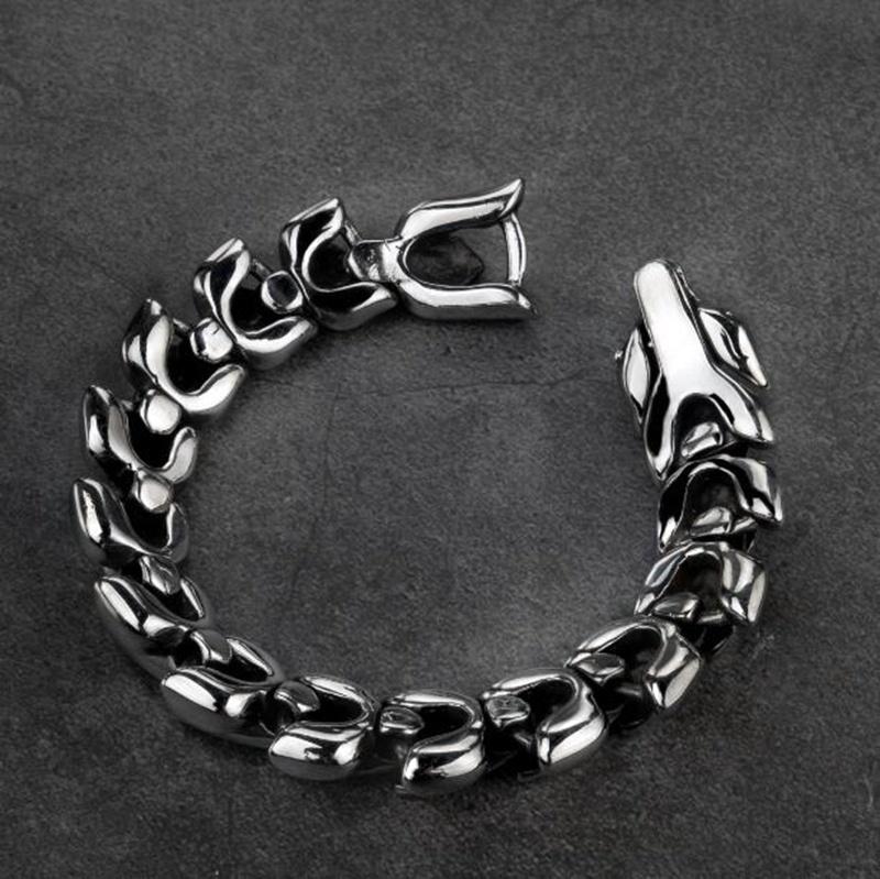Link Bracelets Chain Retro Domineering Chinese Dragon Metal Bracelet Men's Fashion Trend Party Jewelry
Link Bracelets Chain Retro Domineering Chinese Dragon Metal Bracelet Men's Fashion Trend Party Jewelry