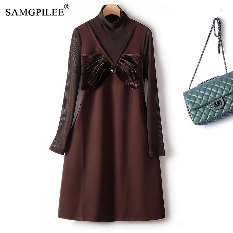 Casual Dresses For Women 2023 European Fake Two Piece Retro Lace Stitching High Neck Elastic Slim Mid Length Elegant Party Dress 4XL, Black
Casual Dresses For Women 2023 European Fake Two Piece Retro Lace Stitching High Neck Elastic Slim Mid Length Elegant Party Dress 4XL, Black