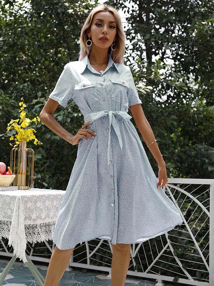 Casual Dresses Jastie 2023 Summer Fashion Floral Dress Women Bohemian Lapel Neck Short Sleeve Midi Button Belt Printed, Blue
Casual Dresses Jastie 2023 Summer Fashion Floral Dress Women Bohemian Lapel Neck Short Sleeve Midi Button Belt Printed, Blue