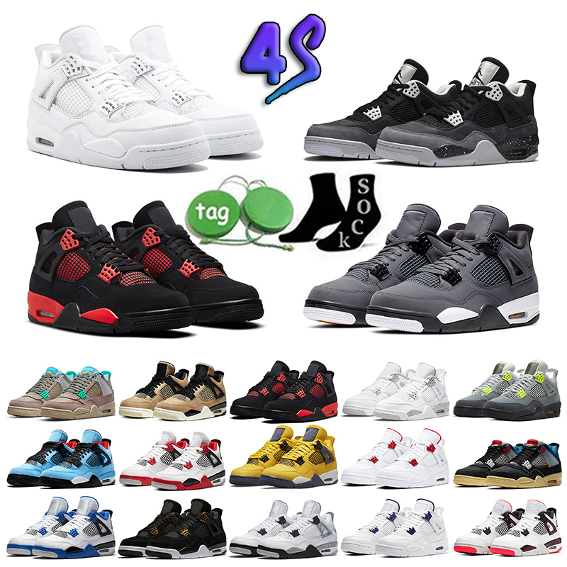 Basketball Shoes Trainers Outdoor Sneakers Retro University Blue Jumpman Kaws Grey Sail Red Thunder 4 4S Iv Mens Women Jumpman4 solo, 10
Basketball Shoes Trainers Outdoor Sneakers Retro University Blue Jumpman Kaws Grey Sail Red Thunder 4 4S Iv Mens Women Jumpman4 solo, 10