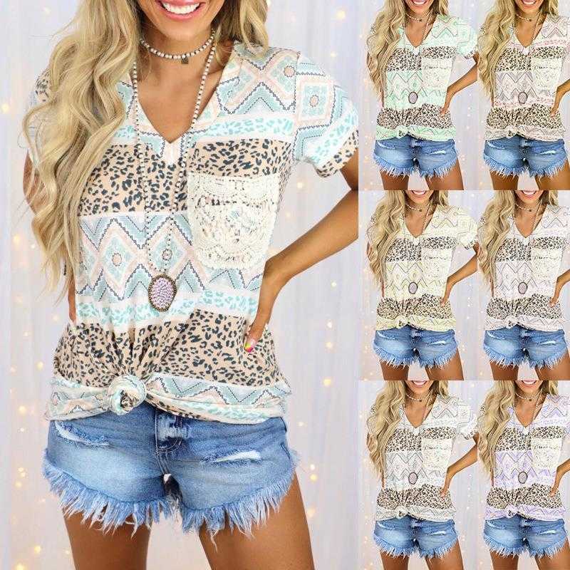 Summer Print Shirts Contrast Color Short Sleeve V Neck Loose Fitting Casual T, Purple leopard print
Summer Print Shirts Contrast Color Short Sleeve V Neck Loose Fitting Casual T, Purple leopard print
