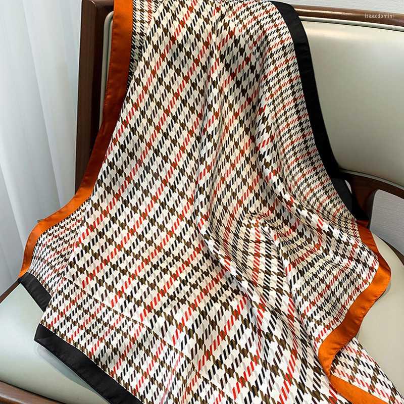 Scarves Autumn Fashion Lattice Print Shawl Luxury 70X70CM Square Towel Sunscreen Silk Female Dustproof KerchiefScarves
Scarves Autumn Fashion Lattice Print Shawl Luxury 70X70CM Square Towel Sunscreen Silk Female Dustproof KerchiefScarves
