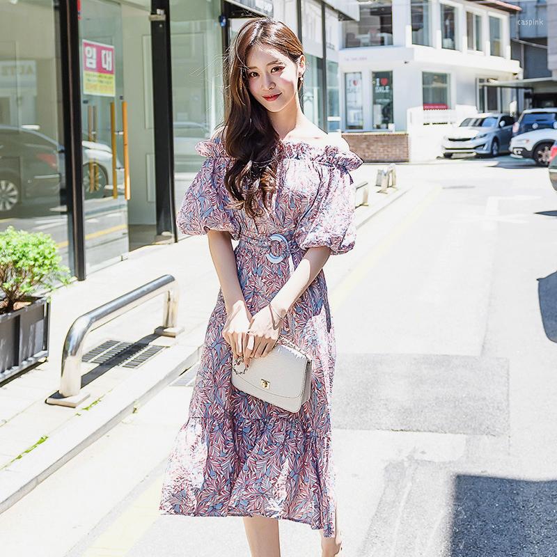 Party Dresses Fashion Women Elegant Korean Chiffon Dress Arrival Sexy Temperament Off Shoulder Wild Girls Print Beach A-line, Green
Party Dresses Fashion Women Elegant Korean Chiffon Dress Arrival Sexy Temperament Off Shoulder Wild Girls Print Beach A-line, Green