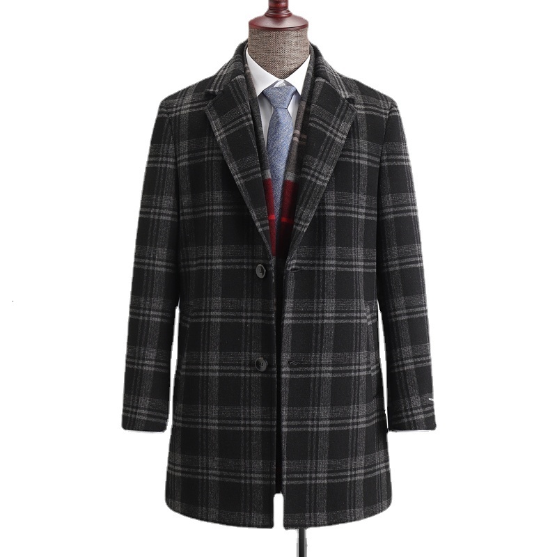 Men's Wool Blends Plus Size Autumn Winter Thick Coat Classic Style Business Fashion Plaid Warm en Male Brand 5XL 6XL 8XL 9XL 230225, Khaki
Men's Wool Blends Plus Size Autumn Winter Thick Coat Classic Style Business Fashion Plaid Warm en Male Brand 5XL 6XL 8XL 9XL 230225, Khaki
