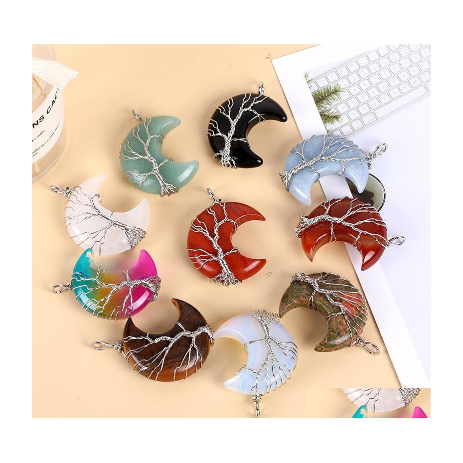 car dvr Charms Wire Wrapped Moon Natural Stone Pink Quartz Healing Crystal Amethyst Pendants For Necklace Making Drop Delivery Jewelry Findi Dhjq1
car dvr Charms Wire Wrapped Moon Natural Stone Pink Quartz Healing Crystal Amethyst Pendants For Necklace Making Drop Delivery Jewelry Findi Dhjq1