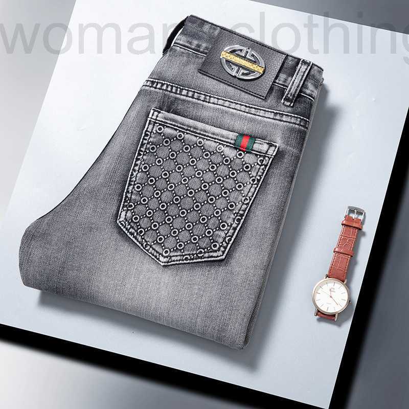 Men's Jeans Designer New men's jeans in spring 2023 slim fit cotton elastic fashion brand A3I9, Smoke grey k6075
Men's Jeans Designer New men's jeans in spring 2023 slim fit cotton elastic fashion brand A3I9, Smoke grey k6075