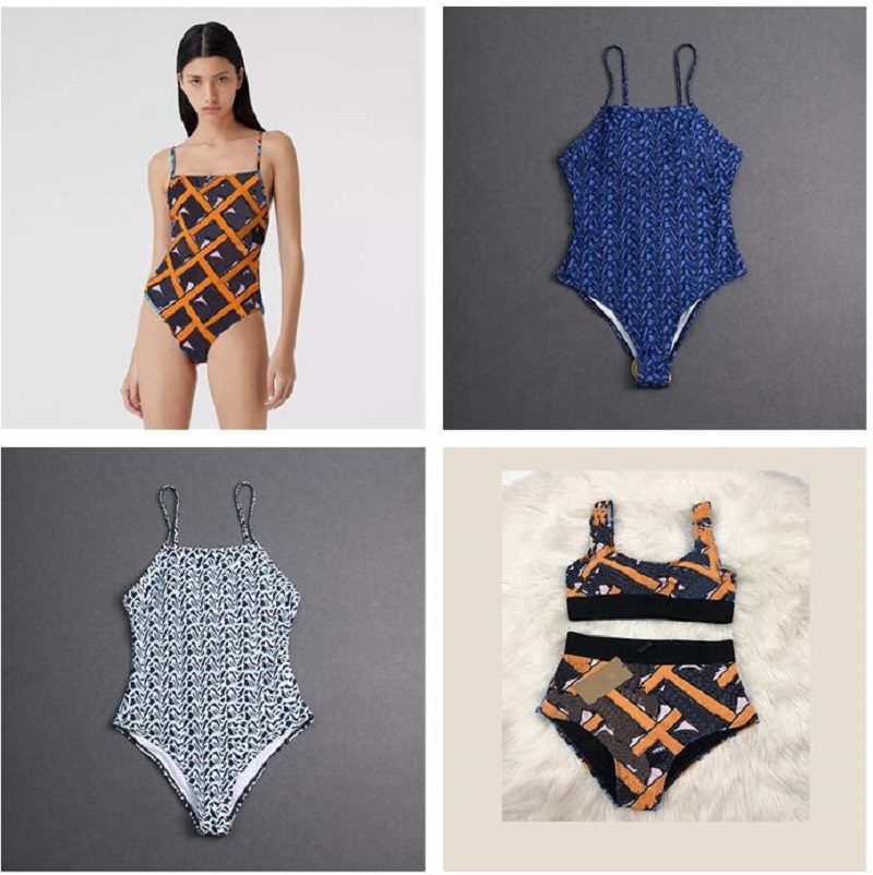 2023 Designer Swimsuit women Vintage thong micro cover up womens Bikini Sets Swimwear Printed Bathing Suits Summer Beach Wear Swimming