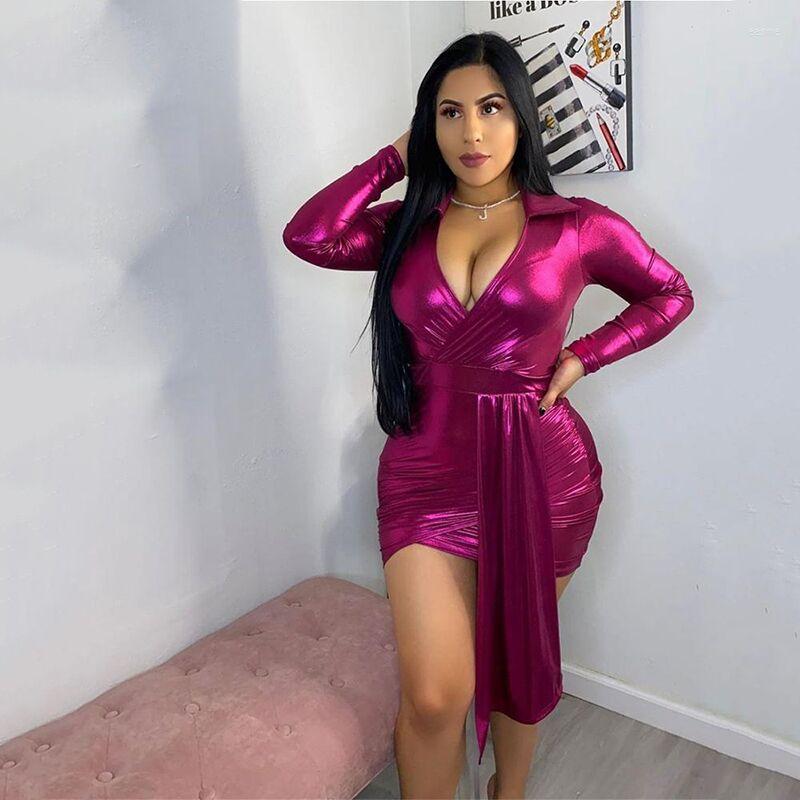 Casual Dresses BKLD Long Sleeve V-neck Ruched Bodycon Nightclub Bandage Mini Dress 2023 Fashion Metallic Color Women Sexy Spring Autumn, Black
Casual Dresses BKLD Long Sleeve V-neck Ruched Bodycon Nightclub Bandage Mini Dress 2023 Fashion Metallic Color Women Sexy Spring Autumn, Black